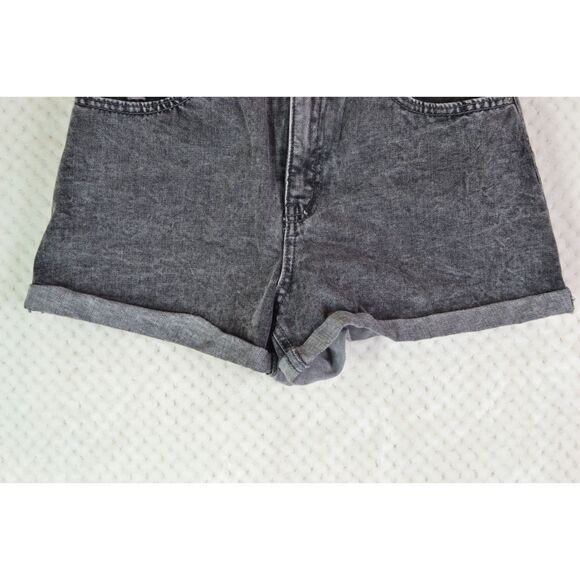 Sincerely Jules Women's 5/27 Black Acid Washed Jean Shorts - Picture 7 of 15